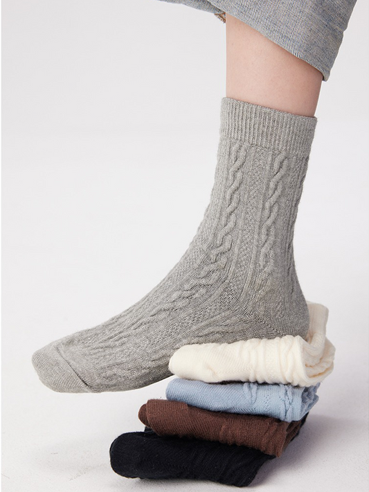 Women‘s Socks for Aesthetic Casual Neutral Cotton Ankle